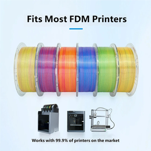 Filament PLA Soie pour Impression 3D 1,75 mm, Haute Brillance, Dégradé Métallique Changeant de Couleur pour Jouets Tendance - Product Image 2
