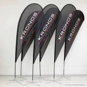 Gasser Tùy Chỉnh In Niềm Tự hào Lông Cờ 2.8M-5.5M Polyester Bay Bãi Biển Biểu Ngữ Khuyến Mại Cờ - Product Image 4