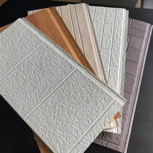 Hiện Đại Không Thấm Nước Cách Âm Tích Hợp Bên Ngoài Bức Tường Cách Nhiệt Hội Đồng Quản Trị Hình Học Bánh Sandwich Bảng Điều Chỉnh Khắc Kim Loại Tường Thép Ngoài Trời - Product Image 1