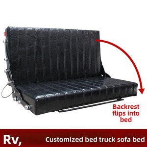 Divano Letto Pieghevole in Pelle per Camper RV, Impermeabile e Su Misura per Mercedes-Benz Sprinter - Product Image 2