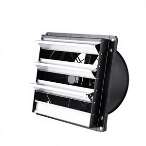 Ventilateur d'extraction carré à obturateur automatique, faible <span class=keywords><strong>bruit</strong></span>, moteur à rotor externe, ventilateur industriel 220V - Product Image 2