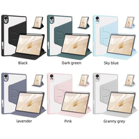 Casing Tablet Putar 360 Derajat untuk Huawei MatePad 12X LRT-W09 2025 & Matepad Air 2, Penutup Belakang Akrilik dengan Tempat Pensil Model Buku