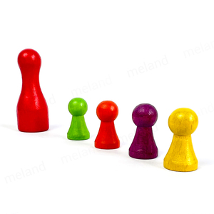 Bộ Trò Chơi Cờ Vua Búp Bê Cờ Bàn Đồ Chơi Cầm Đồ Bằng Gỗ Bộ Đồ Chơi Phụ Kiện Trung Quốc Ludo Tự Làm - Product Image 1