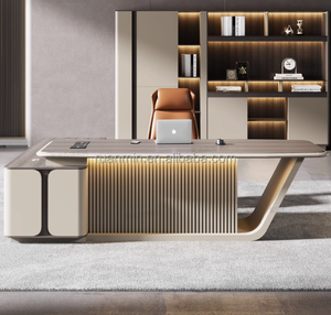 Wholesale Wooden Work <strong>Office</strong> <strong>Table</strong> <strong>Office</strong> Desk Furniture Modern L Shape Boss CEO Management <strong>Office</strong> Desk - Product Image 1