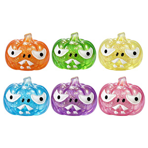 Juguete Promocional de Halloween al por Mayor, Juguete Blandito de Calabaza Relleno de Maltosa de Ascenso Lento para Aliviar el Estrés - Product Image 1