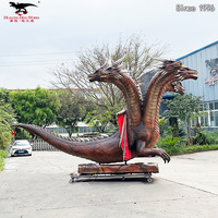 Robot Dragon Mécanique Haute Simulation avec Son, Modèle Animatronique RC Réaliste pour Décoration de Parc à Thème OEM