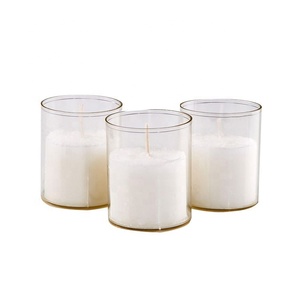 Pengli transparent grand pot de bougie 10x10 <span class=keywords><strong>byredo</strong></span> style pot de bougie avec couvercle piédestal pot de bougie - Product Image 1