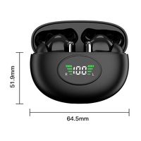 Nouveau modèle YYK-A90PRO2026 – Écouteurs intra-auriculaires sans fil ENC pour le gaming, suppression du bruit, écouteurs TWS avec affichage numérique pour 5.4