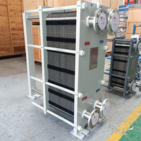 Échangeur de chaleur à plaques détachable industriel anti-corrosion 254SMO pour la réfrigération liquide - BR03M-35