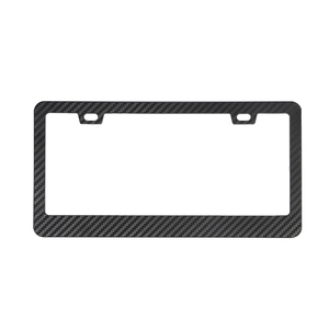 إطار لوحة ترخيص مخصص من ألياف الكربون بتصميم أمريكي، حامل لوحة ترخيص من ألياف الكربون - Product Image 5