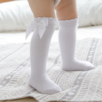 Chaussettes hautes respirantes en coton rose princesse pour adolescentes et jeunes filles – Collection espagnole – Offre spéciale