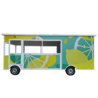Petite taille Fast Food Shop Restaurant Mini Bus Mobile Ice Cream Food Cart Camion remorque Van avec électrique USA
