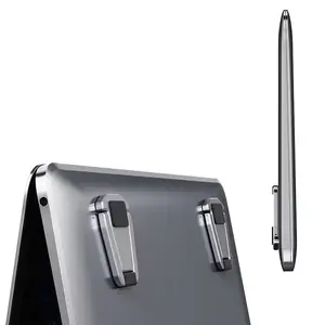 新款铝合金屏蔽支架笔记本电脑高度支撑支架凸起键盘底座背贴纸笔记本电脑支架