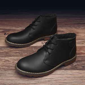Bottes pour hommes en cuir style cowboy, nouvelle marque, vente chaude, fournisseur d'usine, bottes montantes pour hommes - Product Image 4