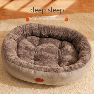 Cama de Lujo para Perros y Gatos, Pequeña, Universal, para las Cuatro Estaciones, Cálida para el Invierno, Clásica, Ecológica, de Algodón PP, Impermeable, Duradera, Portátil y Lavable - Product Image 3