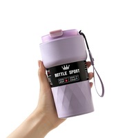 Gobelet en acier inoxydable 510ml personnalisable bouteille thermos à double paroi couvercle LED tasse à café isolée portable pour voyage à la maison