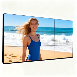 Pannello <span class=keywords><strong>Video</strong></span> Wall LCD da 55 Pollici con Cornice Sottile 2x2 3x3 1.8mm, Anti-Riflesso per Uso Interno, Pubblicità in Negozi, Animazioni e Grafica - Product Image 1