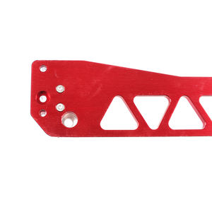 Silberne Aluminium-Verstrebung für die hintere untere Querlenkerträgerstrebe für Honda Civic EK - Product Image 3