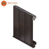 Panneau de bardage en aluminium moderne, durable, résistant aux intempéries, revêtement mural extérieur, panneau mural