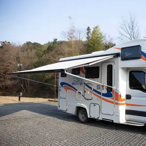Soleflex S27 vinil PVC katlanır yan üstü karavan karavan Camper RV tente