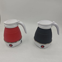 Bouilloire électrique portable en silicone de qualité alimentaire pliable à bas prix et de haute qualité pour les voyages en plein air et le camping