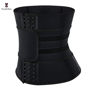 Fajas Colombianas Girdle Corset Ann Cherry 9 Steel Bone Strap Waist Belt Latex Slimming Sheath Firm Control Plus Size - Product Image 2