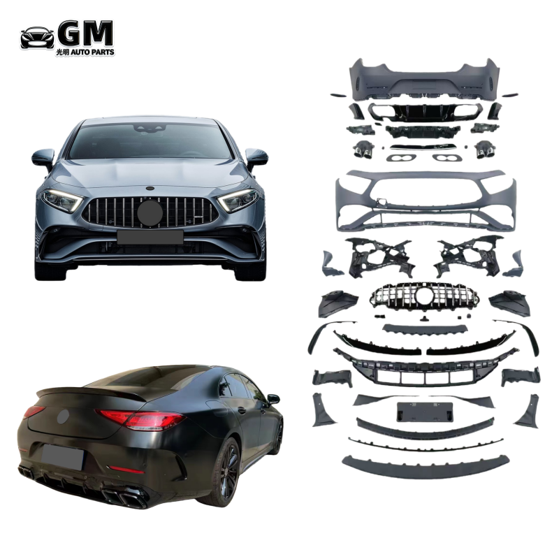 Для Mercedes Benz CLS W257 модифицированный CLS53 2018-2024 задний бампер в сборе обвесная решетка комплекты запасных частей автомобиля новое состояние