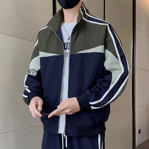 Ropa de moda para hombre, nuevo diseño, logotipo personalizado, ropa de entrenamiento para hombre, chándal a prueba de viento para hombre - Product Image 3