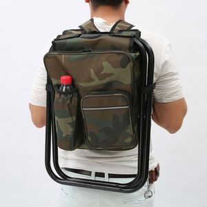 Custom Logo Durable Multi-Function Insulated <b>Cooler</b> Stool <b>Backpack</b> 600D Oxford Material Portable Folding Seat for Outdoor Events - Product Image 6