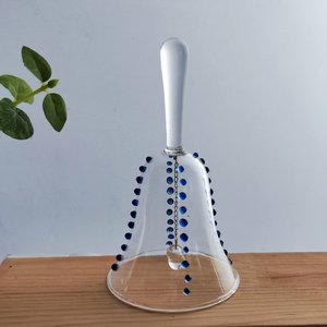 핫 세일 고품질 수제 유리 종 크리스마스 장식 긴 손잡이 걸이 디자인-클래식 스타일 공장 직판 MOQ - Product Image 2