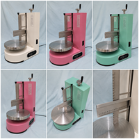 Machine à décorer les gâteaux, machine automatique à badger la crème sur les gâteaux, 220V 110V, certifiée CE, machine à glacer les gâteaux pour hôtel et restaurant