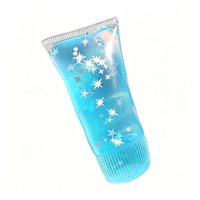Jouet anti-stress en gel en forme de cube de glace, transparent, en TPU souple, pour enfants et adultes