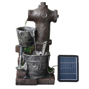 Ev ve dış dekorasyon için su çeşmesi ile güneş enerjisi musluk parlak LED - Product Image 1