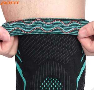 Genouillères élastiques en nylon pour le sport et le fitness - Manchons de compression souples pour soulager les douleurs articulaires, l'arthrite et soutenir les coudes - Product Image 5