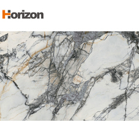 Panneau de fond de mur en marbre artificiel à bas prix dalle de roche italienne en quartz d'italie dalle de pierre frittée pour sol