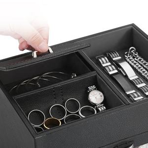 Enrouleur de <span class=keywords><strong>montre</strong></span> <span class=keywords><strong>automatique</strong></span> avec moteur <span class=keywords><strong>silencieux</strong></span> japonais et lumière LED avec plateau organisateur de bijoux - Product Image 5