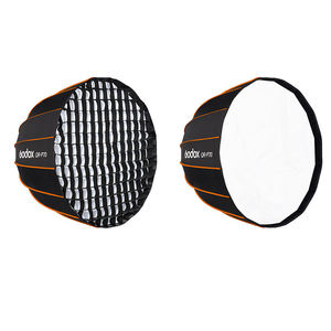 Godox QR-P70/90/120 <span class=keywords><strong>Parabolique</strong></span> à Bouche Profonde avec Monture Bowens en Nylon, Installation Rapide, Kit d'Éclairage Photo - Product Image 1
