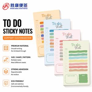 Custom To Do Sticky Notes Loose Leaf <b>Memo</b> <b>Pad</b> Colorful Check List Office Student Stationery - Product Image 1