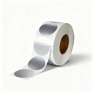 Biểu Tượng Tùy Chỉnh Nhiệt Bạc Nhãn Dán Nhãn Bền Xước-Off Độ Bám Dính Cao Hình Dạng Cho Nước Hoa Màu Sắc-Mã Dot Hàng Tạp Hóa Giá Thẻ - Product Image 1