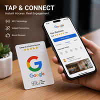 Biglietto da Visita NFC in PVC Personalizzato Stampato, Carta RFID Contactless Intelligente NTAG215 NTAG213 per Social Media, Chiave Hotel, Controllo Accessi