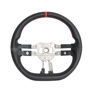 Volante de cuero completo para <span class=keywords><strong>Mercedes</strong></span> Benz W223 E63 W213 W214 W177 <span class=keywords><strong>CLA</strong></span> W463 W206 S206 W205 Amg volante 2021 2022 <span class=keywords><strong>2023</strong></span> - Product Image 5