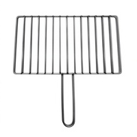 Grille de barbecue jetable ronde en acier inoxydable, résistante à la chaleur, portable, ignifuge, en treillis métallique, accessoire pour barbecue domestique, vente en gros