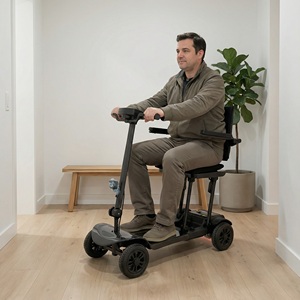 Trend Product 2025 Lightweight <b>Foldable</b> NFC Smart <b>Scooter</b> With 20 Range 150-250W 11-20 Km/h Speed Travel <b>Mobility</b> Scoot - Product Image 1