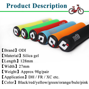 OEM/ODM <span class=keywords><strong>ODI</strong></span> <span class=keywords><strong>Poignées</strong></span> de VTT Poignets ultralégers <span class=keywords><strong>Poignées</strong></span> en silicone Bouchons de barre 22.2mm Absorption des chocs <span class=keywords><strong>Poignées</strong></span> de guidon de vélo VTT - Product Image 3