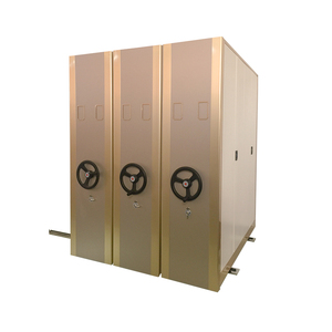 Metal Lockable <b>Office</b> Storage <b>Unit</b> Commercial Furniture Key Lock Design for High-density Ware Mobile Heavy Shelving System - Product Image 3
