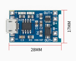 Tipo-c USB 5V 1A 18650 <span class=keywords><strong>TP4056</strong></span> Módulo de cargador de batería de litio con protección 1A Placa de carga de iones de litio oferta caliente - Product Image 3