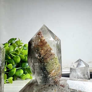 Bán buôn pha lê vườn thạch anh điểm tháp chữa bệnh thạch anh đá trụ cột tinh thể điểm tự nhiên thạch anh Wand tháp pha lê - Product Image 2