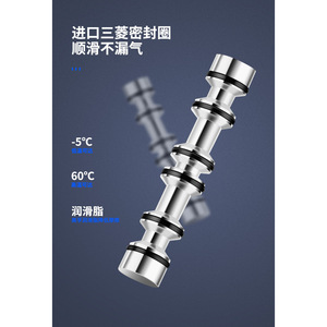 Válvula Solenoide Neumática 4V210-08 DC24V, Válvula de Control 4V310-10, Válvula de Dos Posiciones y Cinco Vías 4V410-15 AC220V - Product Image 2