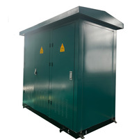 Subestación Transformadora Tipo Caja Monofásica/Trifásica Preinstalada, Cuarto de Distribución de Energía Completo para Exteriores, Modelo YB