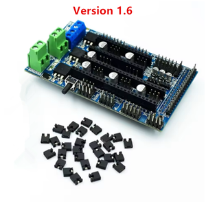 บอร์ดควบคุมที่ใช้ร่วมกับเครื่องพิมพ์ 3 มิติ RAMPS 1.4 1.5 1.6 สำหรับ RepRap - ของใหม่ รับประกัน 365 วัน มีสินค้าในสต็อก - Product Image 4